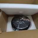 TALOYA 52 inch Ceiling Fans with Lights and Remote,Ultra Silent low profile Ceiling Fan with Three Color Temperature and Dimmable Light with Reversible Blades Black Gold