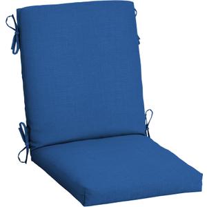 Arden Outdoor Dining Chair Cushion, 20 in x 20 in, Weather-Proof, Rain-Proof, Fade Resistant Patio Cushion for Patio, Dining, or Rocking Chairs 20 x 20, Cobalt Blue Texture