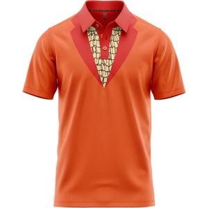 Funny Parody Golf Polo Shirt Fun Movie Performance Quick Dry UPF Sun Protection Moisture Wicking Casual Wear Shocker Golf (XXXL)