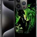 CARLOCA for iPhone 16 Pro Case,Green Magic Lady Pattern Ultra Protection Shockproof Soft Silicone TPU Non Slip Back for iPhone 16 Pro