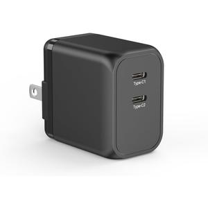 K&ZZ USB C Charger 45W Super Fast Charger Dual Type C Wall Charger Block Foldable PD USB-C GaN Chargers for iPhone 15/ 15Pro, Galaxy S23 Ultra/ S22/ Note, MacBook, iPad