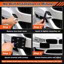 ACLONG Front Bumper Tow Hook License Plate Mounting Bracket Holder Compatible with BMW 2 3 4 5 Series F22 F30 F31 F32 F33 F36 F10 F11 F07 X3 F25 X4 F26 Z4 No-Drill Installation Sensor-Friendly Design