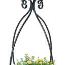 VCUTEKA Bird Bath with Flower Planter Pedestal, birdbath for Outdoors with Lotus, 33" Height Vintage Bird Baths for Garden Yard Patio Lawn Decor