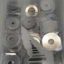 108Pcs 304 Stainless Steel Flat Washers, Fender Washers Assortment Kit 12 Sizes (M3-M12) Metal Washers for Screws Bolts Large and Small Hardware for Various Home Industrial Automotive