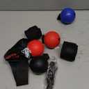 Boxing Reflex Ball for Adults and Kids - React Reflex Balls on String with Headband, Carry Bag and Hand Wraps - Improve Hand Eye Coordination, Punching Speed, Fight Reaction