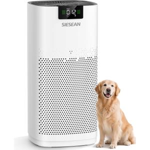 Air Purifiers for Home Large Room Up to 3720 Sq Ft, AP-480 True H13 HEPA & Carbon Filter, 289 CFM CADR, Double-Sided Air Intake, Air Quality Monitor, for Home Smoke, Dust, Pollen, Pet Dander, Odors