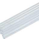 Piutouyar 6 Pcs Round Clear Rigid Tubing Pipe, 0.16 Inch (4 mm) ID x 0.24 Inch (6 mm) OD x 12 Inch (305 mm) Length Rigid Tubing Plastic Polycarbonate Tube