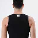 Mens Chest Compression Shirt – Gynecomastia Tank Top Shapewear for Men (Black, S)