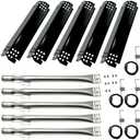 Direct Store Kit DG279 Replacement for Home Depot Nexgrill 720-0830H, 5 Burner 720-0888 720-0888N 720-0888S Gas Grill, Grill Burner, Heat Plate, Grill Igniter Kit, Nexgrill Replacement Parts, 5pack