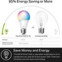 New Kasa Smart Bulb, Full Color Changing Dimmable Smart WiFi Light Bulb Compatible with Alexa and Google Home, A19, 9W 800 Lumens,2.4Ghz only, No Hub Required, 1-Pack (KL125), Multicolor