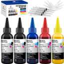 Ink Refill Kit Compatible with Canon 275 276 250 251 270 271 280 281 260 261 1200 PG240 CL241 PG245 CL246 PG-275 CL-276 Refillable Ink Cartridge CIS CISS System with 4 Syringes (5 Pack)