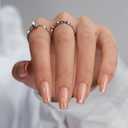 BTArtbox Press on Nails Coffin - Gold Rose French Tips Press On Nails Short for Women, Cat Eye Nail Tips, Glitter Fake Nails with Glue, Glue On Nails in 16 Sizes - 32 Nail Kit, Gold Dust