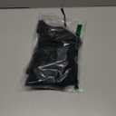 Women Flowy Pants Drawstring Waist Wide Leg Palazzo Beach Pants Loose Fit with Pockets (Medium Short, Black)