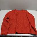 BTFBM Casual Women Long Sleeve Sweater 2026 Fall Ribbed Knit Pullover Loose Crewneck Cable Sweater Jumper Tops (Small, Wine Red)