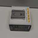 Socool 10000mAh Portable Waist Fan Clip on Wearable Belt Personal Fan Rechargeable Battery operated With 5 Speeds & Flashlight Neck Hands-Free 40H Cooling For Outdoor Camping Travel (Black)