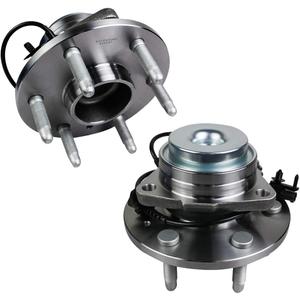 Autoround 515097 [2WD] Pair 2 Front Wheel Bearing and Hub Assembly Compatible with 2WD Cadillac Escalade ESV, Chevy Tahoe Silverado 1500, Chevrolet Avalanche Suburban 1500, GMC Yukon (XL 1500) W/ABS