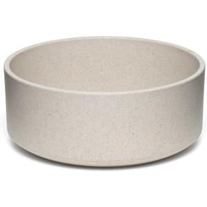 Loving Pets - Dolce Bamboo - Eco-Friendly Pet Bowls & Dishes for Dog, Cats, Puppy Food and Water Dish -Sustainable and Dishwasher Safe, Made with Real Bamboo (L, Oat-Beige)