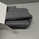 MAGZO Door Draft Stopper, 36 Inch Adjustable Under Door Gap Filler, Fits 30'' - 36'' Bottom Widths, Seals Gaps up to 1.7", Soundproof Sweep Blocks Air, Noise, Light, Dust- Grey (Gray)