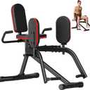 ERGOLIFE Hip Abductor Machine for Home Gym, Adjustable 6 Levels Resistance Inner Thigh Exercise Equipment, Glute Training Machine for Women/Sedentary/Postpartum Recovery