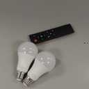 Brightever Smart A19 LED Light Bulbs, 60W Equivalent 800LM Color Changing E26 9W Bluetooth Light Bulbs with Remote Control, 16 Million DIY Colors RGBWW, Music Sync, 2Pack