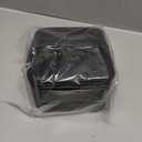 Leather Watch Travel Case - 2 Slot Watch Case with Soft Lining and Accessories Compartment Box (Black)