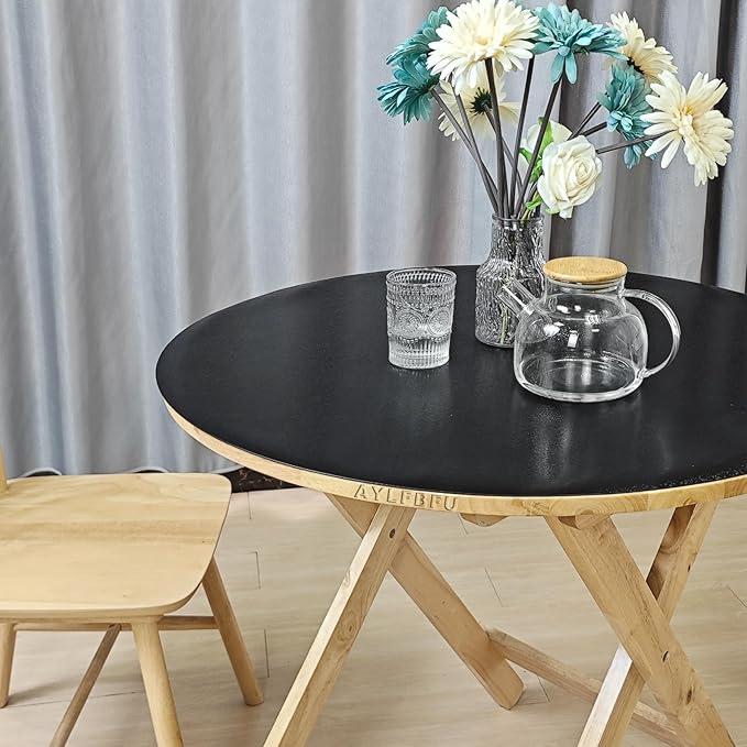 Two adhesive oilcloths, Thick, Black, 36in by 24in