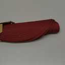 SHACOS Round Placemats Set of 4 for Dining Table 15 inch Round Braided Place Mats Washable Non Slip Kitchen Table Mats, Burgundy