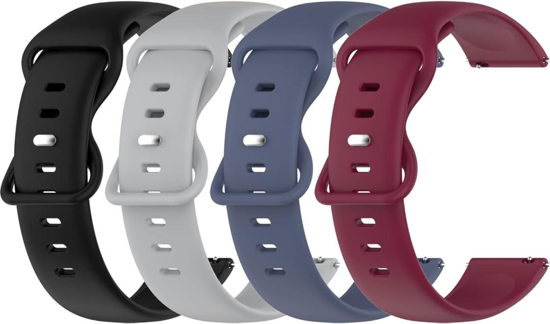 Compatible with Fitpolo AR-01/aeac AR-01 Smart Watch Bands,Soft Silicone Wristband Adjustable Quick Release Replacement Band Strap for Fitpolo AR-01 Smartwatch Accessories