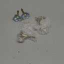 NIKKY HOME Cabinet Knob 4 Pack Flower Drawer Knob Decorative Vintage Door Cupboard Solid Metal Pulls Handles for Furniture Bedroom Living Room Bathroom - Blue