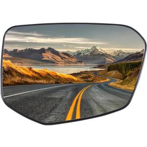 Passenger Side Mirror Replacement for 2016-2021 Honda Civic, 2018-2022 Honda Envix, 2019-2022 Honda Crider Mirrors Glass - Convex Mirror Glass, Right Side Rear View Mirror with Power Heated
