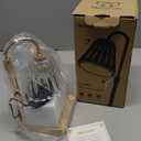 Marycele Candle Warmer Lamp with Timer & Dimmer - Mothers Day Gifts for Women Mom Her, Aesthetic Office Home Decor, Adjustable Height Wax Melter for Candle Jar & 3-Wick Candles (2 Bulbs Included)