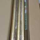 Gold Curtain Rods for Windows 48 to 84 Inch(4-7ft),1 Inch Adjustable Curtain Rod,Heavy Duty Window Rods,Decorative Swan Finials Drapery Pole,Telescoping Single Rod for Bedroom 36-88",Brass