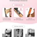 1.25 inch Long Barrel Curling Iron, Extra-Long Curling Wand with 8 Heat Settings, Ceramic Curling Iron for Smooth and Lasting Styling,Suitable for All Hair Types, Dual Voltage Damage-Free Styling