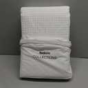 Bedsure Cotton Duvet Cover King - 100% Cotton Waffle Weave Coconut White Duvet Cover King Size, GentleSoft and Breathable Bedding Set for All Season, 3 Pieces, 104"x90"