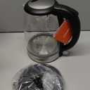 Cosori Electric Kettle, No Plastic Filter & Spout, 1.8Qt Tea Kettle & Hot Water Boiler For Coffee & Tea, Water Heater & Teapot, Automatic Shut Off, Borosilicate glass, Black, 1500W