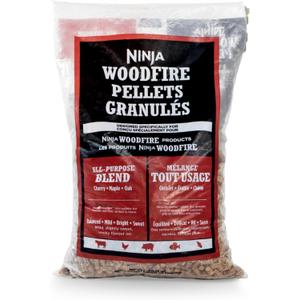 Ninja Woodfire Pellets, All Purpose Blend 5-lb Bag, 100% Real Wood, Only Compatible with Ninja Woodfire Grills & Ovens, All Purpose Blend, XSKOP5AP