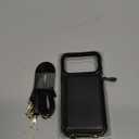 Bocasal for MagSafe Crossbody Wallet Case Compatible with iPhone 17 Pro Max, RFID Blocking Protective Purse Case with Card Slots Holder Kickstand Wrist Strap Lanyard Zipper 6.9 Inch 5G (Black)