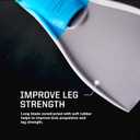 Speedo Unisex-Adult Swim Training Fins Rubber Long Blade M