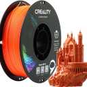 Creality PLA Filament 1.75mm, 3D Printer Filament, 1.0kg (2.2lbs) Spool, No Warp Enhanced Toughness, Dimensional Accuracy 0.03mm Printing Filament, for 3D Printers (Fluorescent Orange)