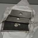 4 PCS 2-5/8" 2 Degree Pinion Angle Metal Axle Shims, Tapered Leaf Spring Suspension Wedges