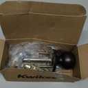 Kwikset Polo Entry Door Knob with Lock and Key, Secure Keyed Handle Exterior Doorknob, Front Entrance and Bedroom, Venetian Bronze, Pick Resistant SmartKey Rekey Security (1 Pack)