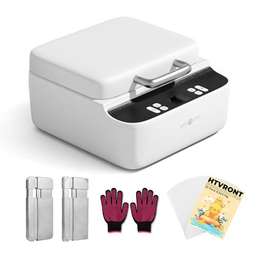 HTVRONT Phone Case Heat Press Machine Compatible with iPhone & Android - Vacuum Heat Press H17 for Phone Cases- Sublimation Press for Custom Phone Case, Badges, Coasters, Includes Film & Fixture