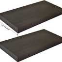 24 Inches Length Floating Shelf,Wall Mounted Shelves Set 24(Length) x12(Wide) for Bathroom Kitchen Living,Kitchen,Room Bedroom Storage,Espresso