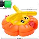 Water Sprinkler for Kids Toddlers Sprinklers with Roating Spray Nozzles Attaches Garden Water Hose Outdoor Play Outside Toys 3-4 Summer Backyard Lawn Game Yard Water Toy for Kids 3-5 4-8 Boy Girl