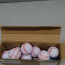 12 Pack Baseball Theme Party Game Spoon Relay Race Toy Set for Kids Adults Baseball Foam Ball and Spoon Race Game Decorations for Sports Party Indoor Outdoor School Class Birthday