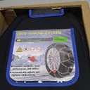 Heavy Duty AutoFixing Snow Chains Tire Chains for Light Truck, SUV & Pickup, Self-Tightening Design for Easy Installation, Titanium Alloy for Superior Durability,Set of 2(HRV-245,Auto-Trac)