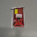 SunStory Compatible with Samsung Galaxy S24 FE 5G Case with HD Screen Protector & Slide Camera Cover & Rotated Ring Kickstand, [Military-Grade] Phone Case for Galaxy S24 FE (Red)