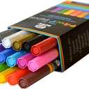 Beric Premium Paint Pens 15 pack, Water-based, Marker, Fine Tip, Writes on Almost Anything, Water and Sun Resistant Vibrant Colors Low Odor Long Lasting, Fast Drying Assorted Colors