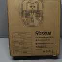 HOSPAN Collapsible Foot Spa with Heat, Bubble, Red Light, and Temperature Control, Foot Bath Massager with 8 Shiatsu Massage Rollers, Pedicure Foot Spa for Relaxation and Stress Relief, Black