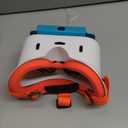 Upgraded VR Headset for Nintendo Switch & Switch OLED Model, Switch Virtual Reality Glasses with Adjustable HD Lenses and Comfortable Head Strap, 3D Goggles for Switch Accessories (White & Blue)